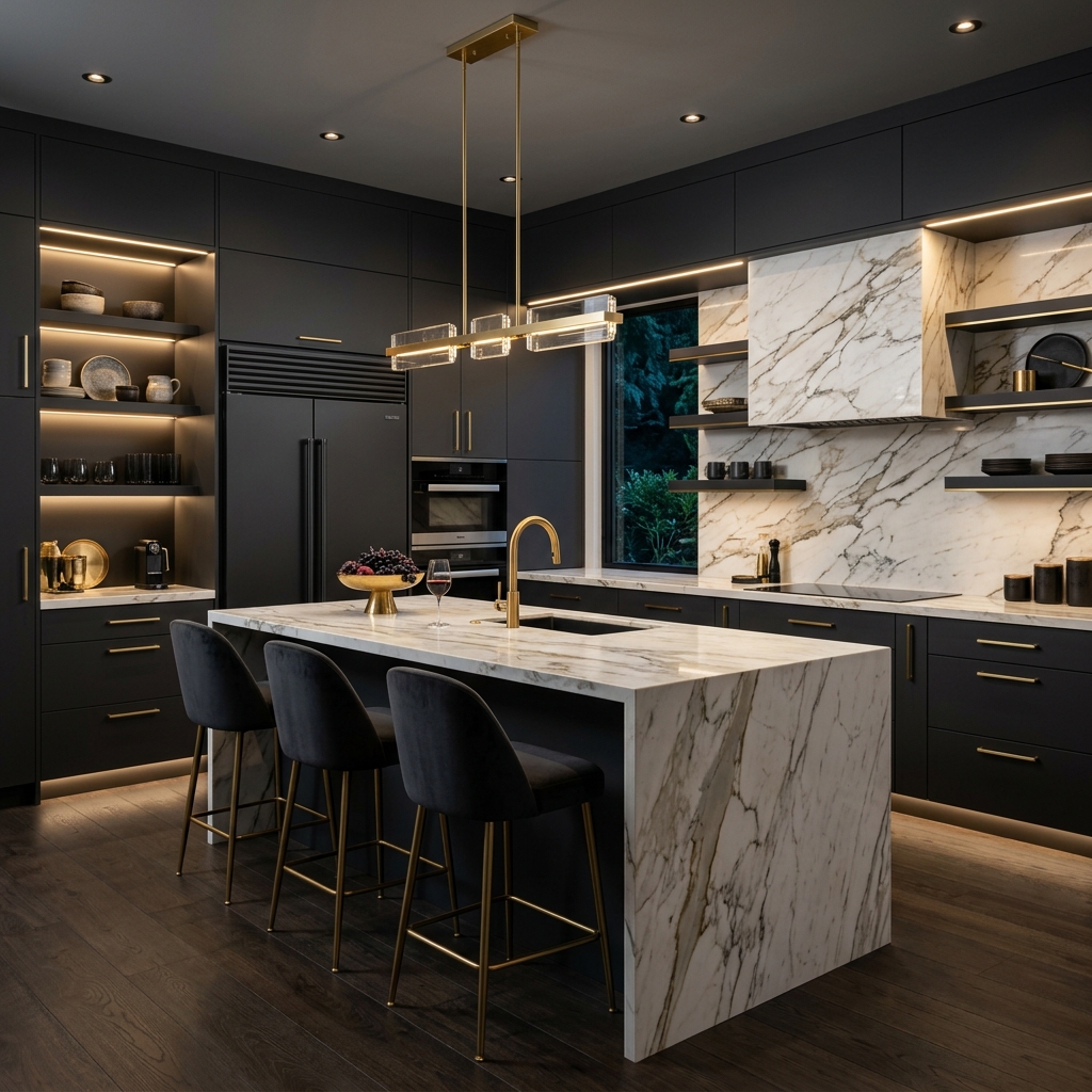 3D Mutfak Tasarımı